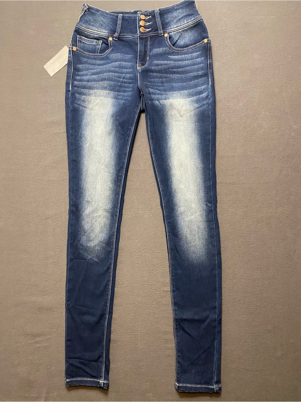 Vanity High-Rise Dark Blue Women's Jeggings Slim Size 26x32 NWT